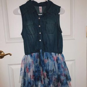 I am selling a denim looking dress!